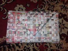 duża kopertówka z papieru...muszę ją jeszcze pomalować