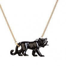 Porcelain Panther Necklace
by And Mary
