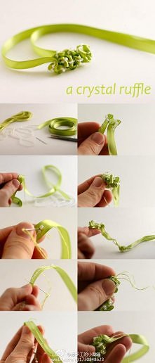 diy, diy projects, diy craft, handmade, diy a crystal ruffle