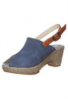 Anna Field Sandały na platformie niebieski - Więcej info po kliku z duże zdjęcie -  Cena: 159 zł. Anna Field Sandały na platformie niebieski Obuwie w Zalando.pl | materiał zewnę...