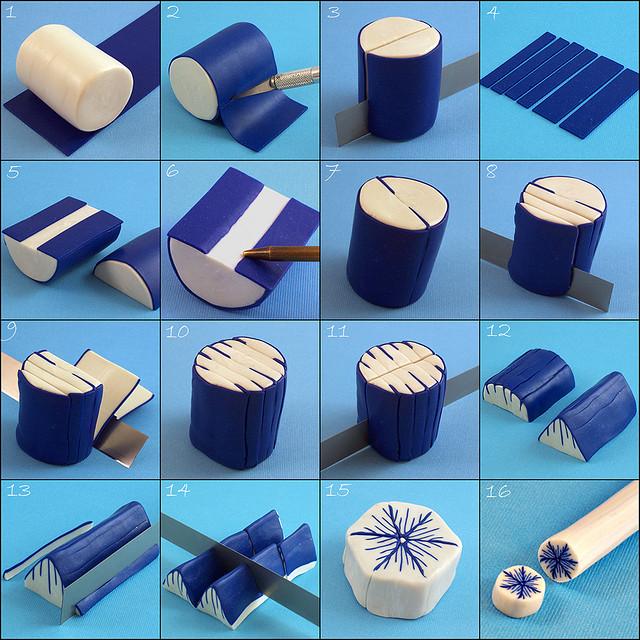 fimo- śnieżynka mw.