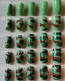 fashion, diy fashion projects, diy fashion ideas, diy fashion tips,  diy camouflage nail design