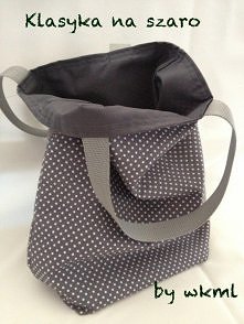 klasyka na szaro - bardzo służbowy lunchbag