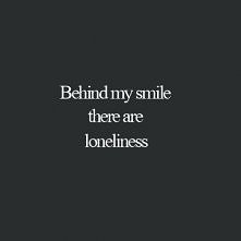 behind my smile...