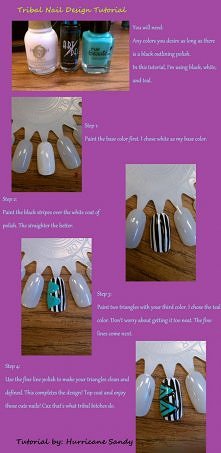  fashion, diy fashion projects, diy fashion ideas, diy fashion tips,  diy tribal nail design