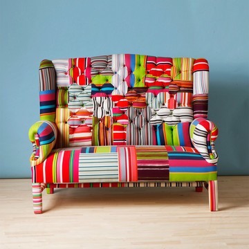 Striped Wing Patchwork Sofa
by Name Design Studio