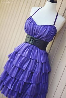 purple dress