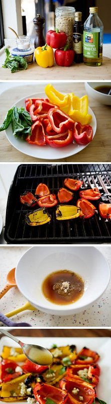 recipes with pictures, recipes in pictures, recipes pictures, pictures and recipes, pictures of recipes, grilled pepper salad recipe