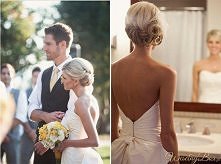 fryzura i tył sukienki ;)