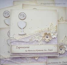 Zaproszenie na Komunię.