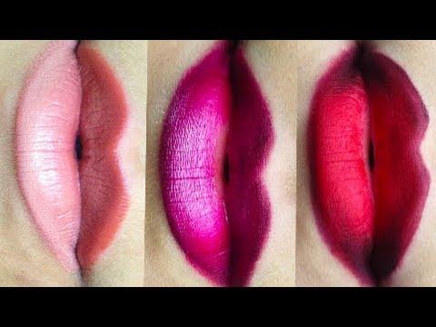 Ombre Lips Tutorial 3 different techniques