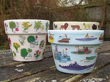 Kolorowe doniczki, z których dzieciaki mogą się z nich dużo nauczyć (obrazki ...