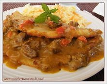 Placki ziemniaczane z gulas...