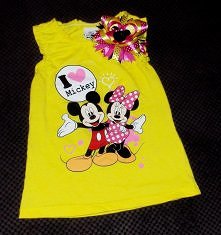 Minnie Mouse Sunny RIBBON do tuniczki
