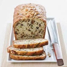 yogurt-zucchini bread with walnuts