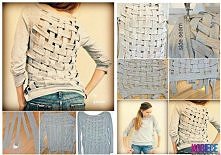 Sposób na tył bluzeczki.