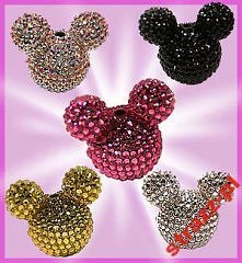 Mini mp3 Myszka Miki cała w kryształkach Swarovskiego - cudeńko