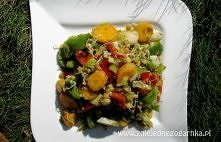 WARZYWA PO TAJSKU - składniki:
50 dag warzyw jednorodnych lub mieszanych według uznania: zielony kalafior
kalarepka
szpinak
groszek cukrowy
pory
cukinie
seler naciowy
pozostałe ...