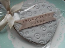 Podziękowania na I komunię - Pierniczki