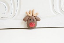 Breloczek reniferek świąteczny