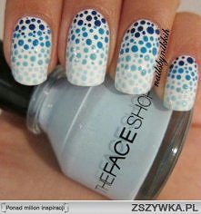 Ombre kropeczki robione son...