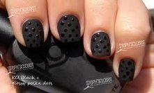 Matowe z kropeczkami błyszc...