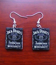 Drewniane kolczyki, wym. 2,5cm x 2cm