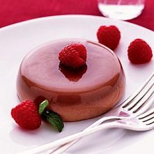 chocolate panna cotta