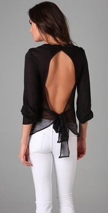 piękna bluzka z wycięciem &...