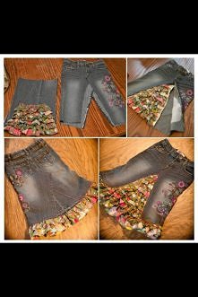 spodniczka ze spodni