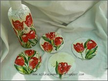 kurs decoupage - jak ozdobić podkładki -kliknij w zdjęcie
