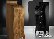 Elegancka, drewniana komoda...
