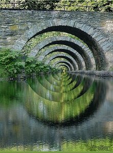 Stone Bridge Optical Illusion, New York