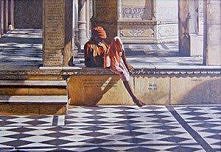 Man Sleeping in the Temple
by John Thompson,