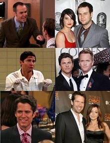 Scooter z Barneyem, Sandy Rivers z Lily i zabijcie mnie, ale nie pamiętam, jak ten gościu się nazywał z Robin ;D