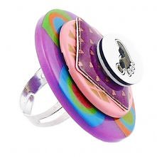 Pierścionek z guzików- Modny Design.