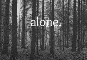 alone.