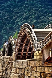 Kintai bridge, Yamaguchi, J...