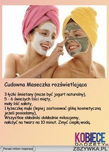 maseczka rozświtlajaca