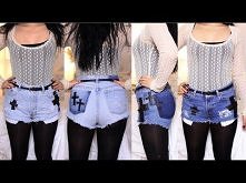 DIY: Destroyed Denim Cross Shorts (2 Styles: Dark/ Light Wash)