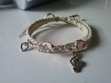 plecionka z zawieszkami :)