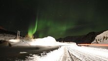 Zorza polarna w Finlandii
