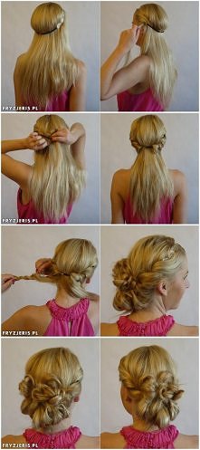 Eleganckie upięcie na opasce