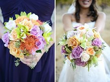 Bukiet ślubny dla młodej i ...