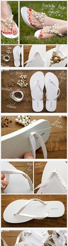 DIY zdobienie klapki