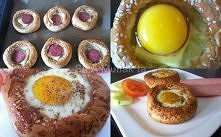 Bułeczka z jajkiem.