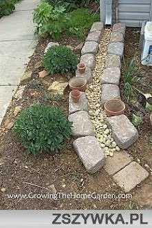 odprowadzenie wody z rynny