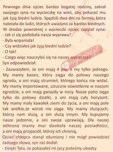 Pewnego dnia ojciec ...