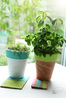 Kolorowe ręcznie malowane d...