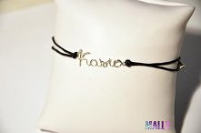 Bransoletka z imieniem Kasia.
Możliwość zamówienia innych imion poprzez facebook/blog :)